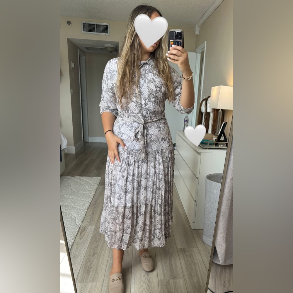 All saints  pleated dress.
